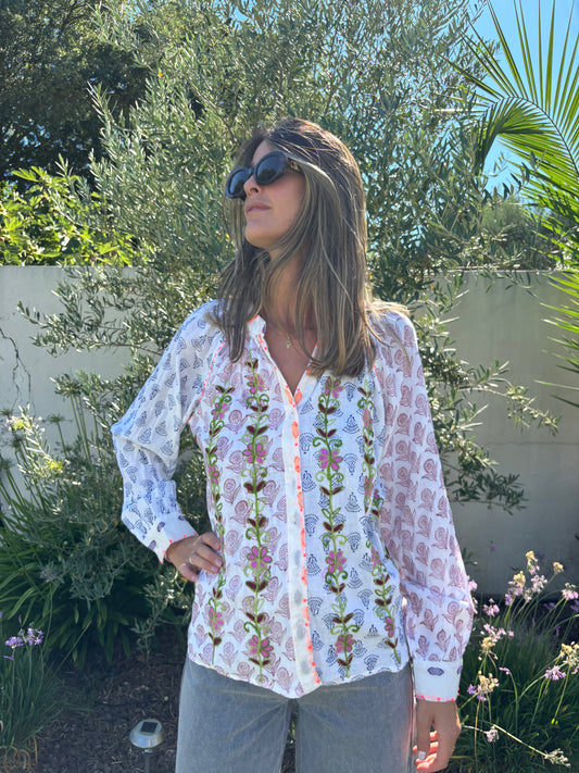 Chemise Florale