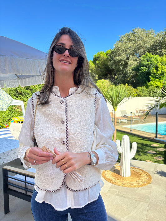 Gilet vichy