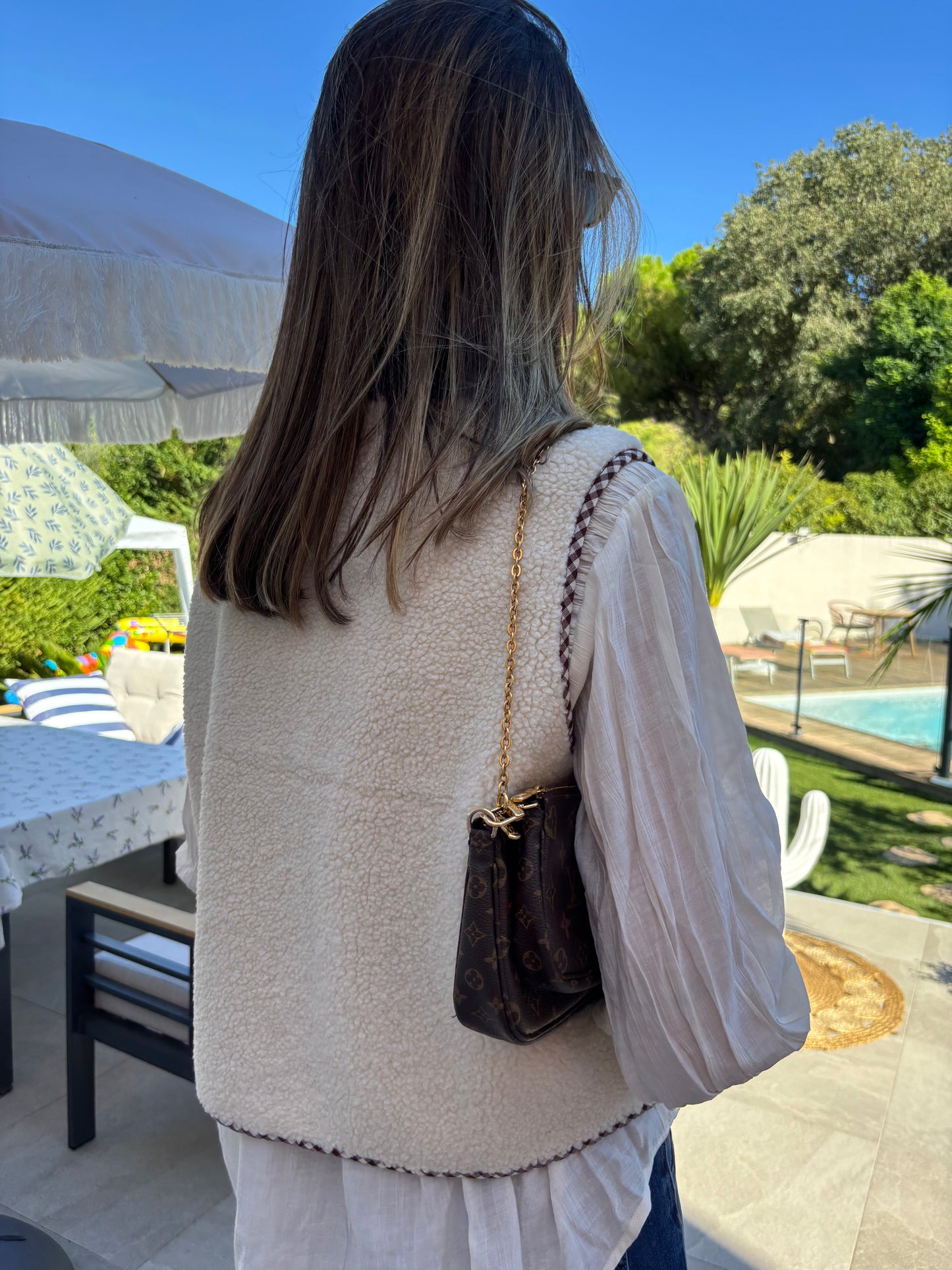 Gilet vichy